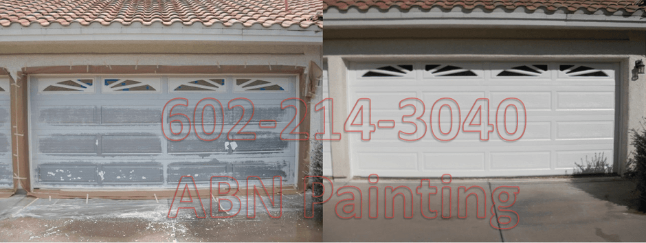 Exterior painting in Phoenix before and after 