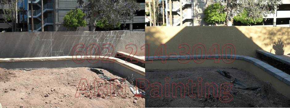 Exterior painting in Phoenix before and after 